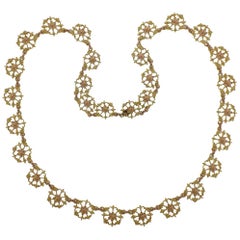 Buccellati Prestigio Gold Link Necklace