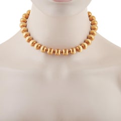 Buccellati Rigato 18K Yellow Gold Necklace