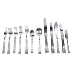 Buccellati Rigato Set de Cena y Almuerzo para 24 con 321 Piezas