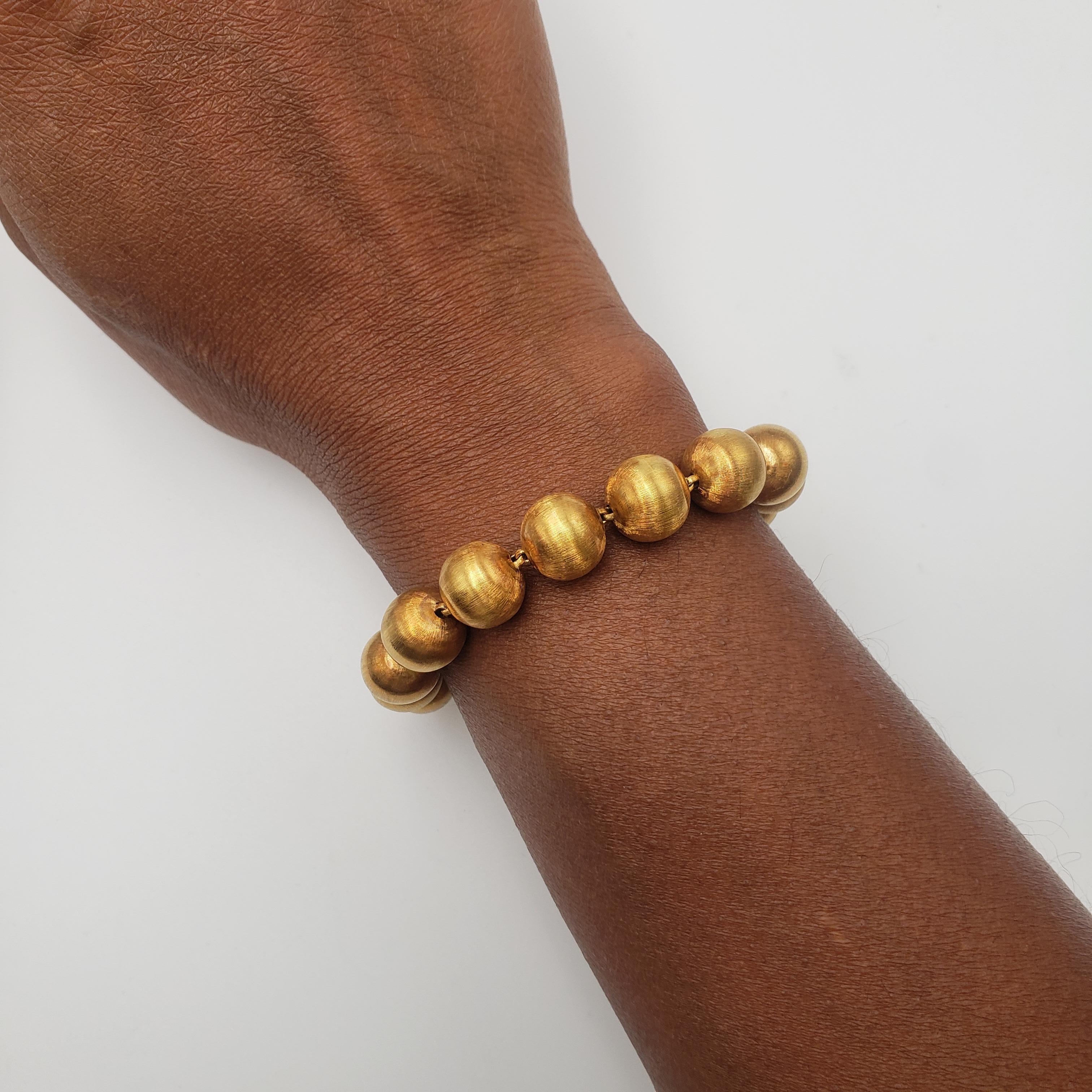 Buccellati 'Rigato' Gold Convertible Necklace/Bracelet Set 2