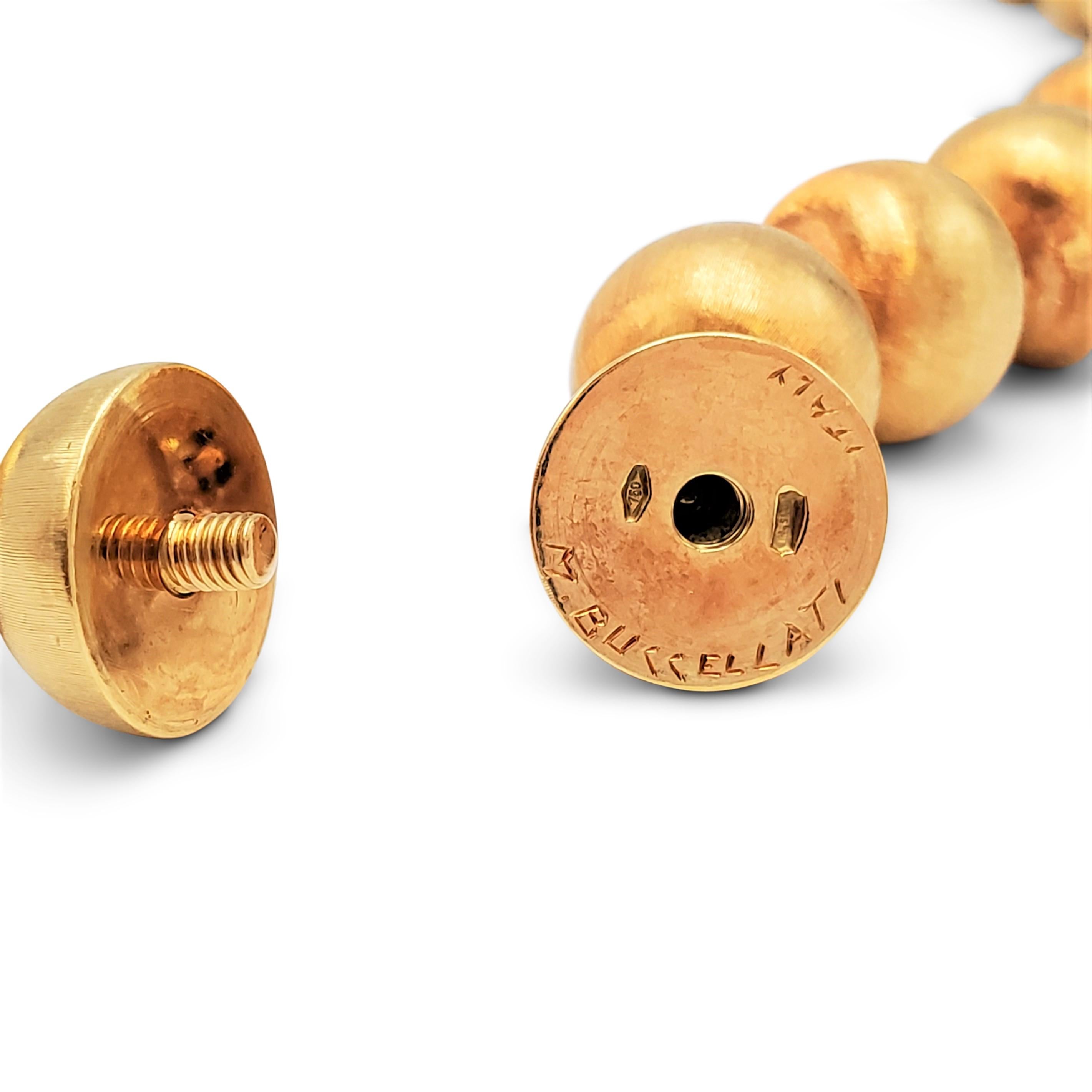 Buccellati 'Rigato' Gold Suite 6