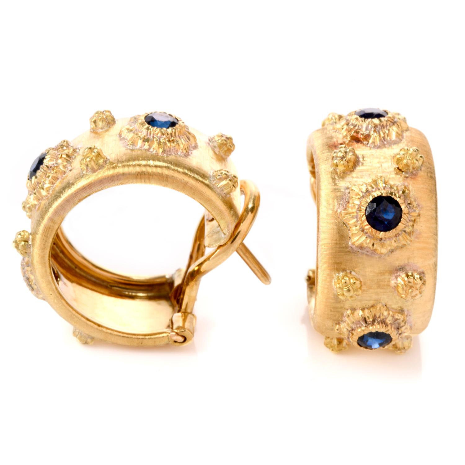 gangster hoop earrings