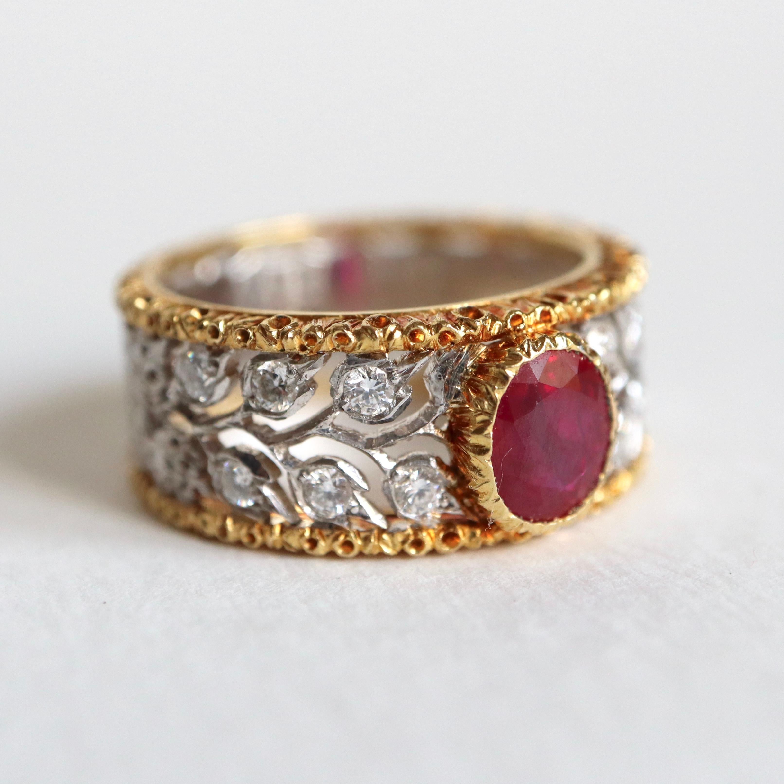 buccellati ruby ring