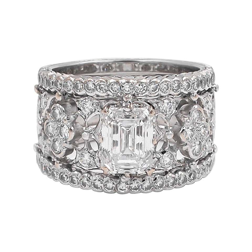 Buccellati Diamond Ring For Sale at 1stDibs