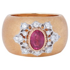 Premium-Ring mit Rubin und Diamant von Buccellati