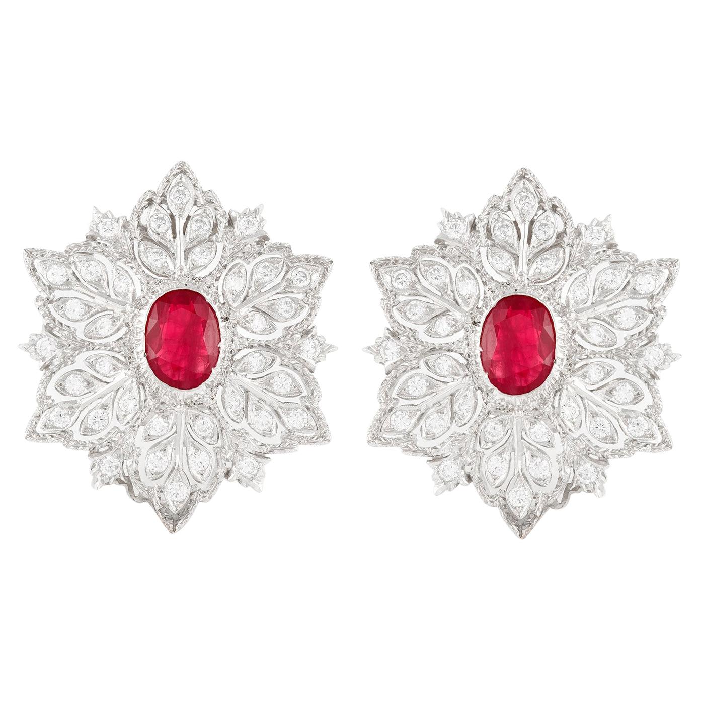 Buccellati Ruby Earrings