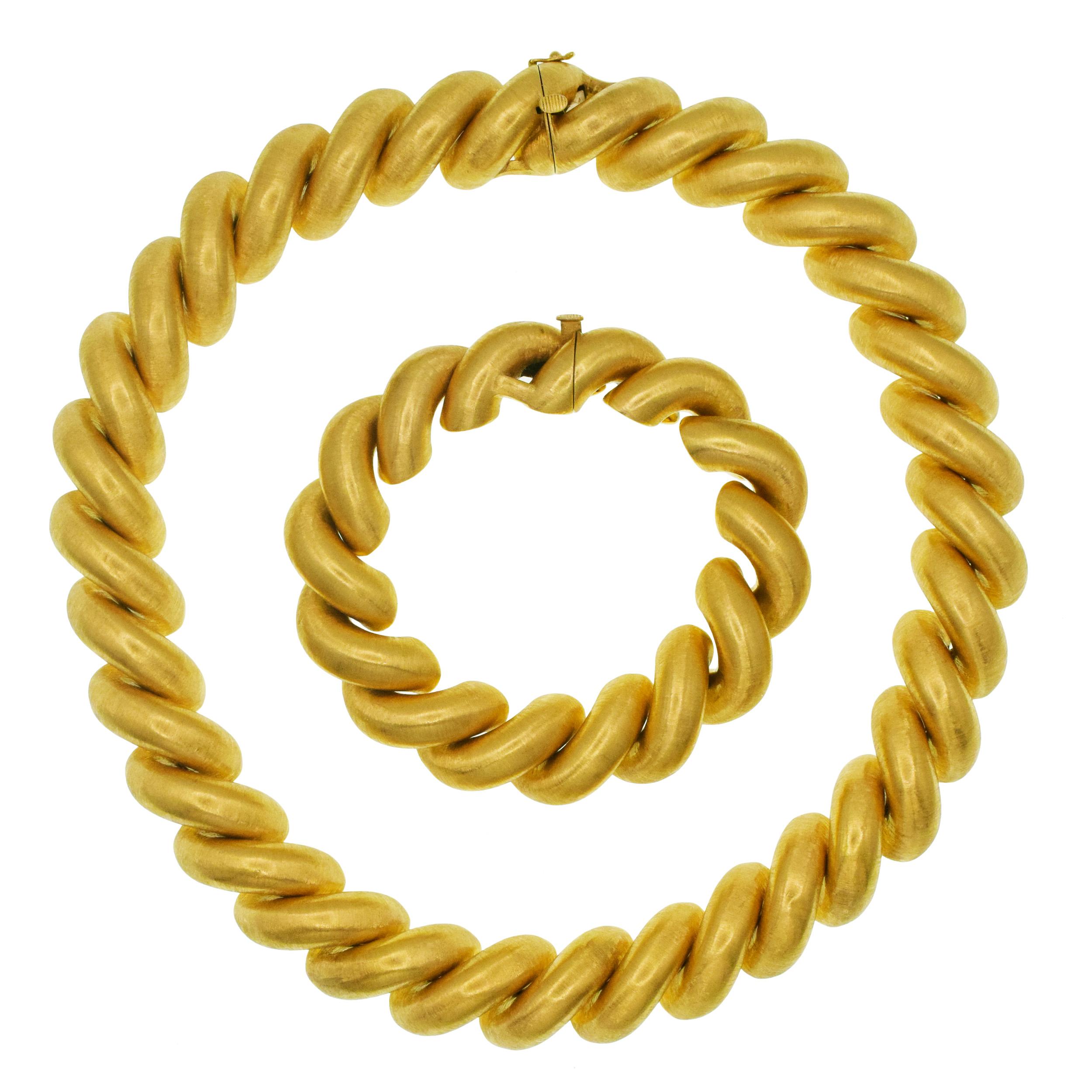 Buccellati 'San Marco' Collection Necklace and Bracelet For Sale 8