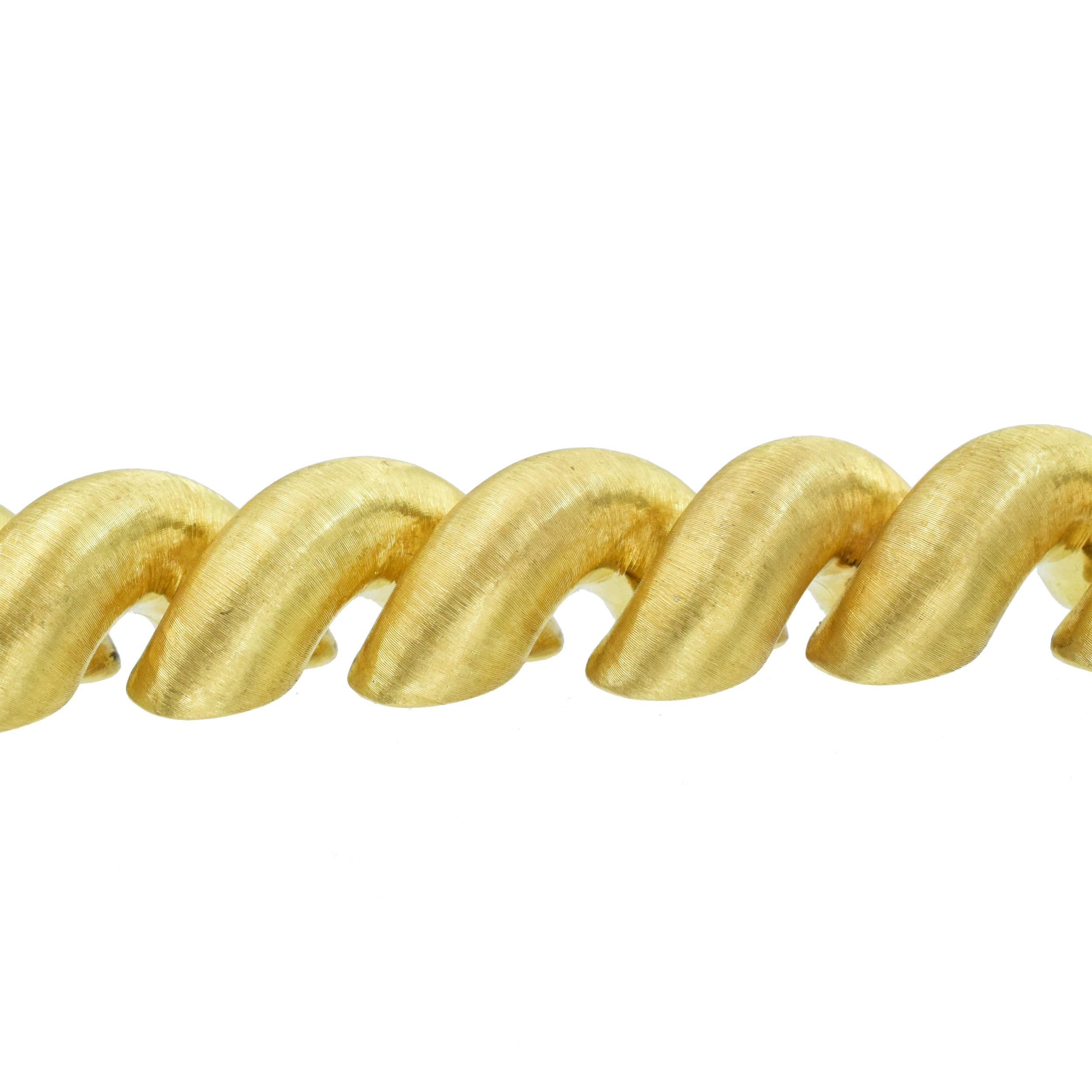 Buccellati 'San Marco' Link Macaroni Necklace In Excellent Condition For Sale In New York, NY