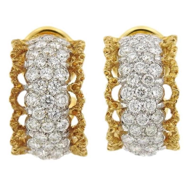 large hoop earrings with diamonds