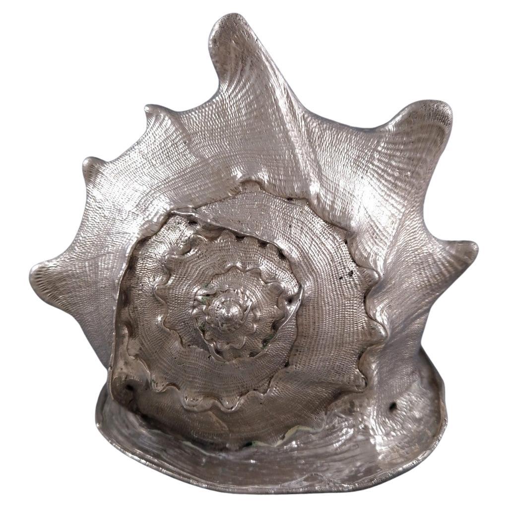 Buccellati - Shell Mounted In Sterling Silver For Sale