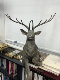 Buccellati Silver Deer Statue