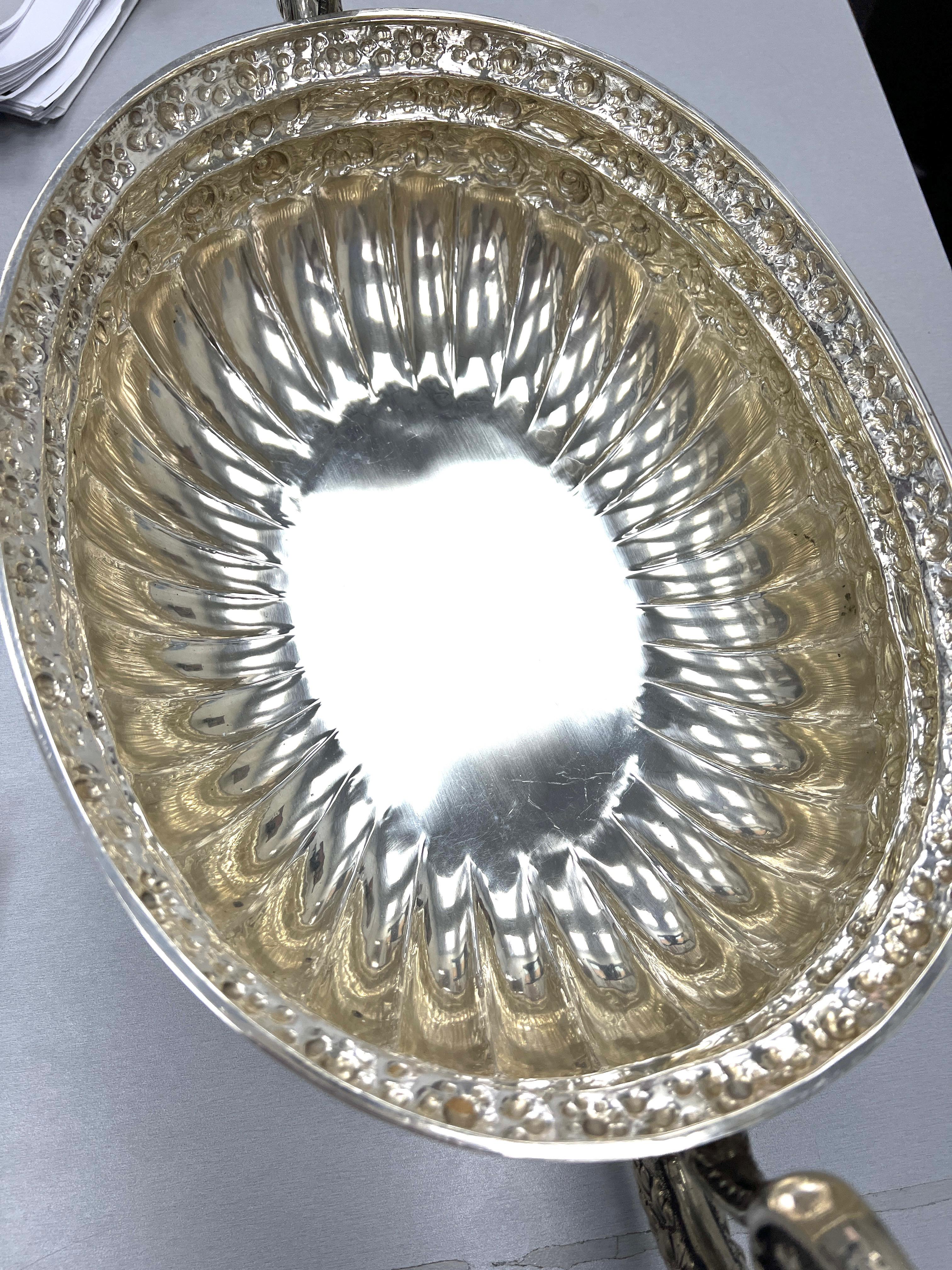Buccellati Silver Double Handle Bowl For Sale 2