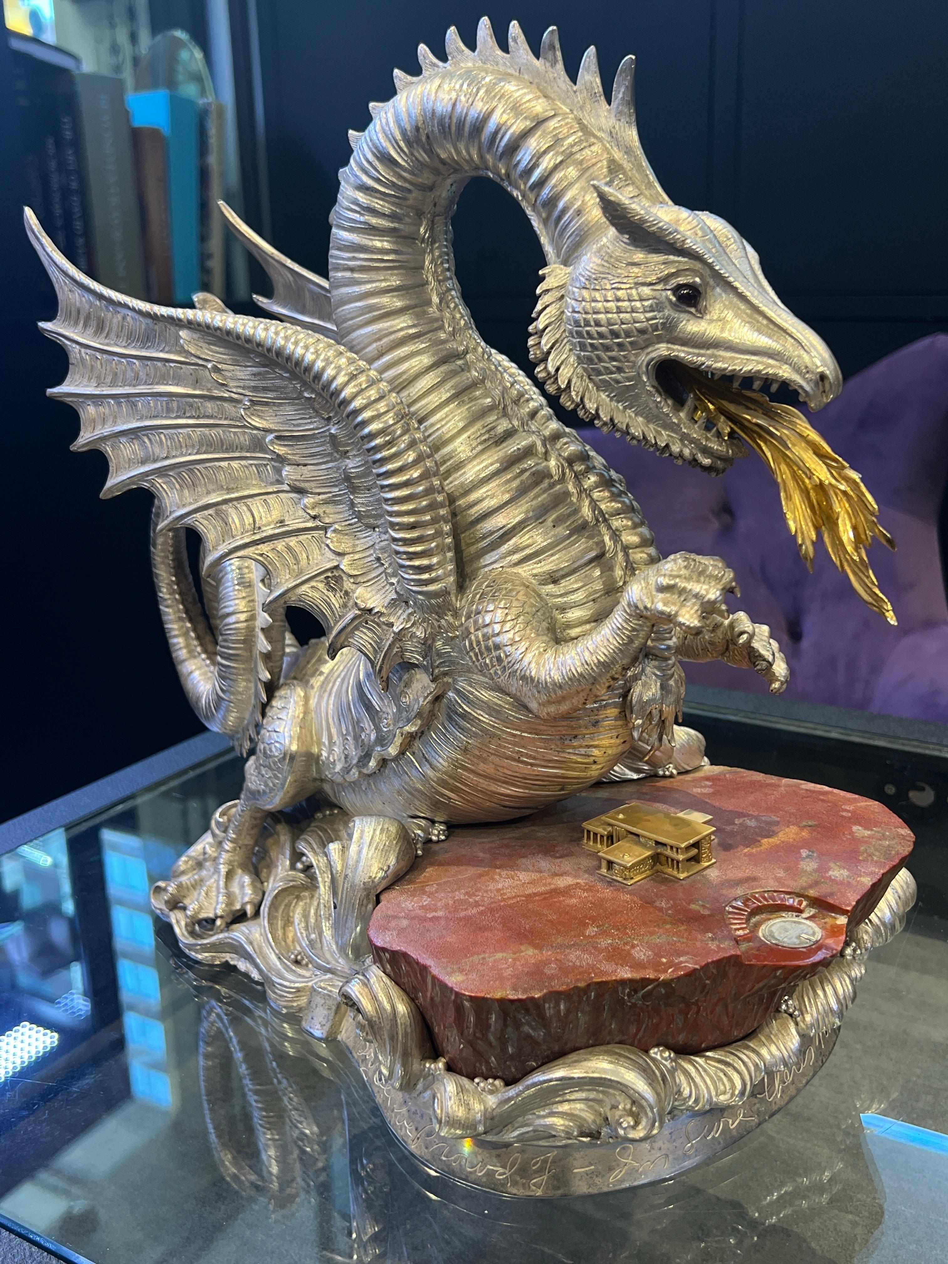 Drago d'argento Buccellati in vendita 4