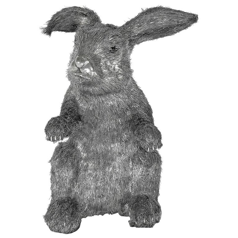 Buccellati Silver Furry Animals Rabbit For Sale