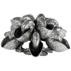 Buccellati Silver Nautilus Seashell Centerpiece