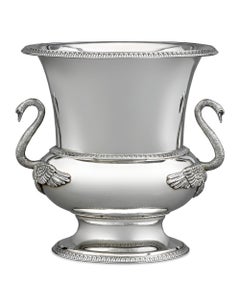 Buccellati Silver Swan Wine Cooler