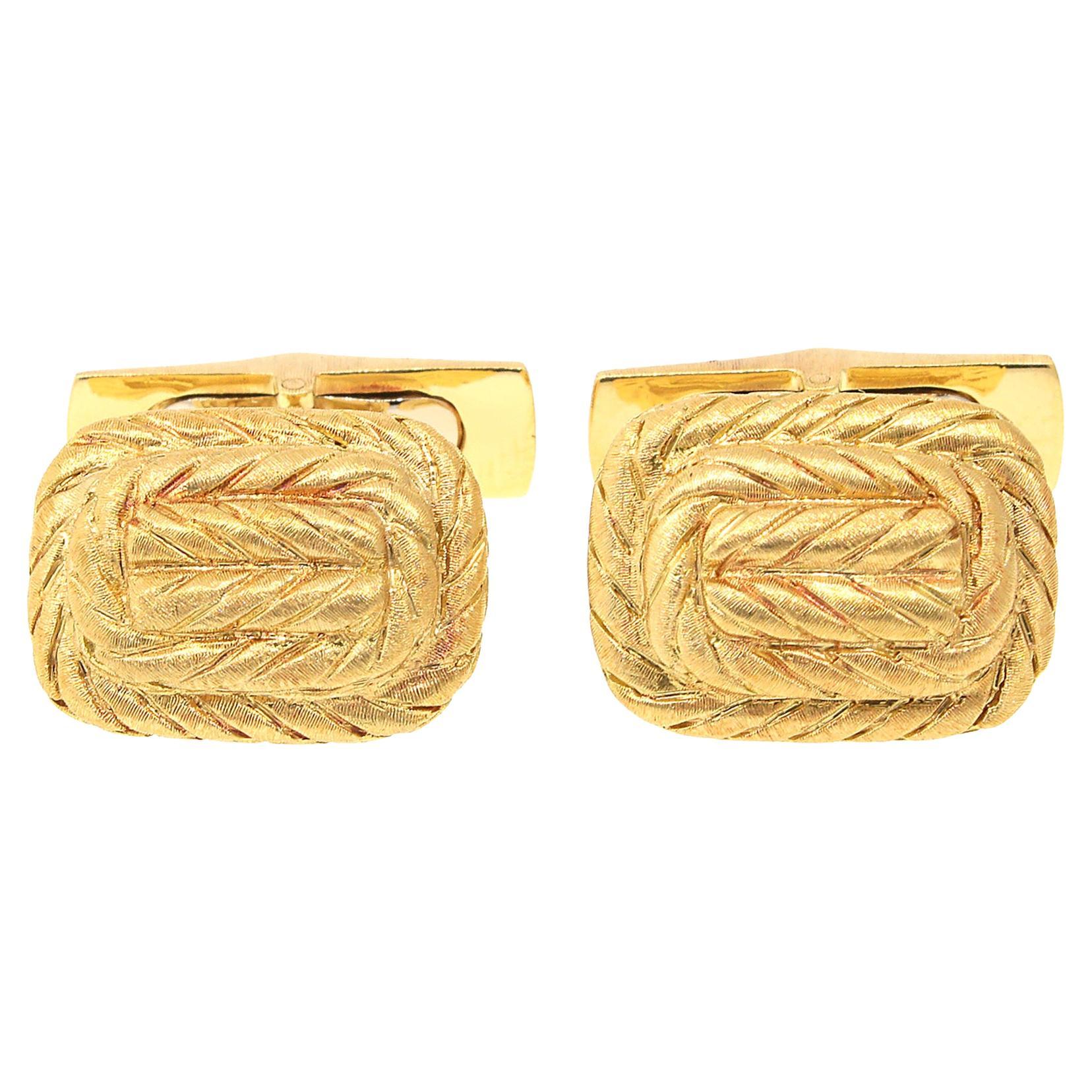 Buccellati Solid Gold Vintage Cufflinks