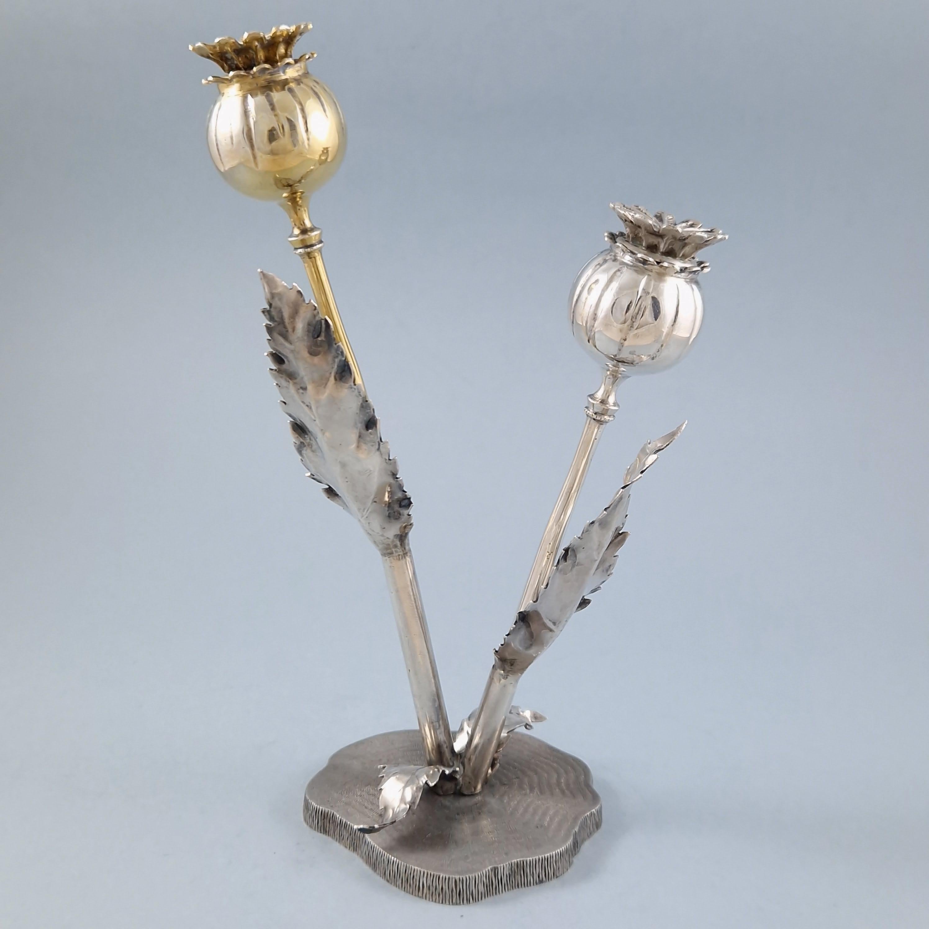 Late 20th Century Buccellati Solid Silver Salt and Pepper Shakers