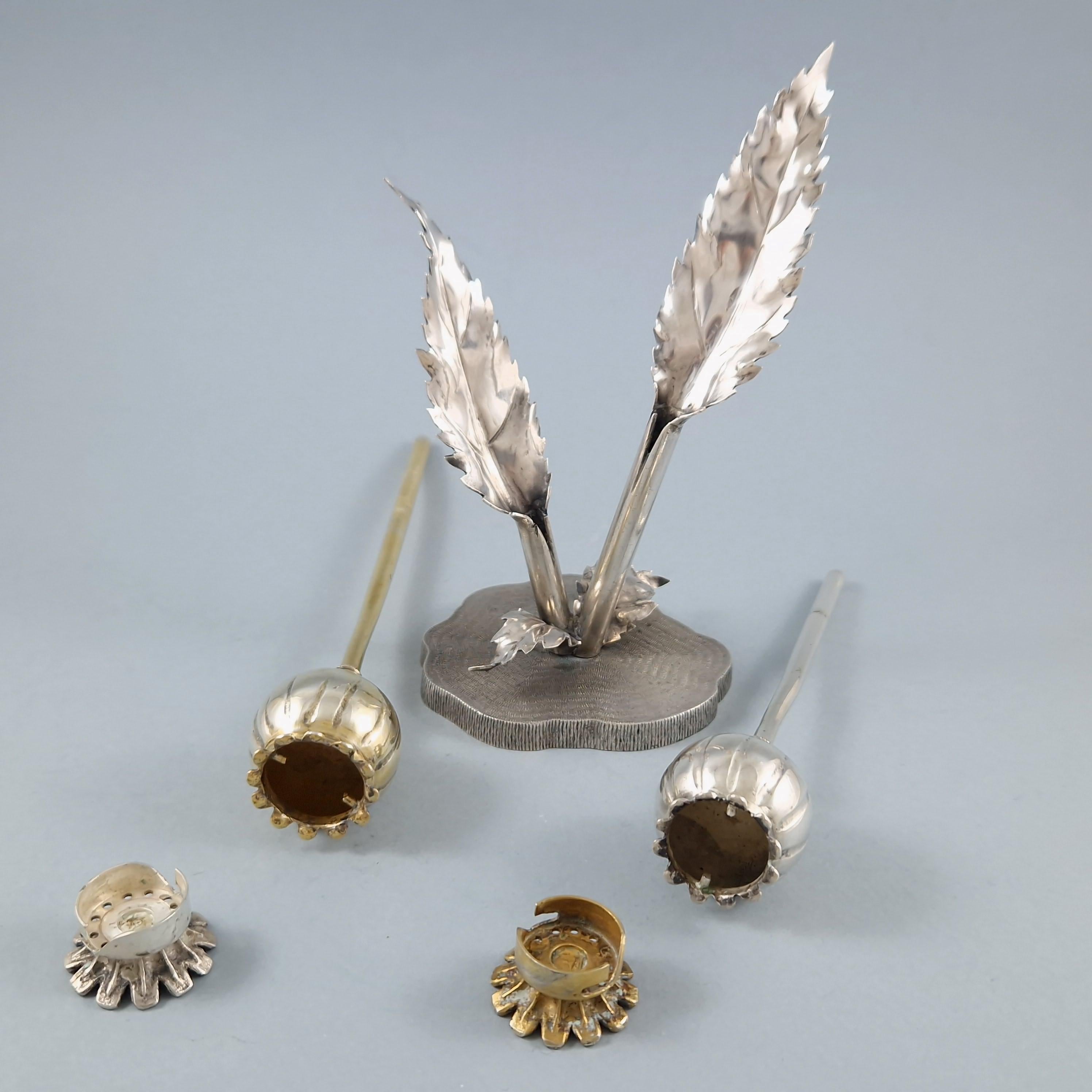 Buccellati Solid Silver Salt and Pepper Shakers 1