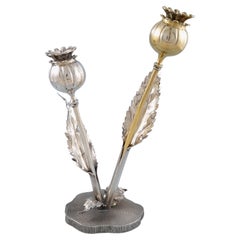 Used Buccellati Solid Silver Salt and Pepper Shakers