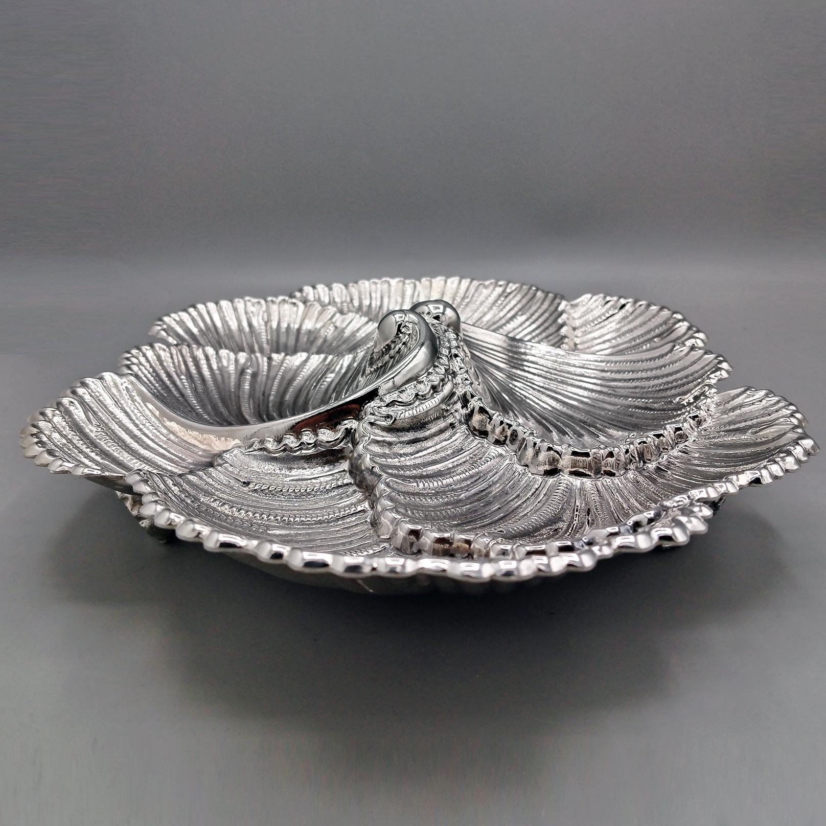 Contemporary BUCCELLATI Sterling Silver Arca Shell Centerpiece