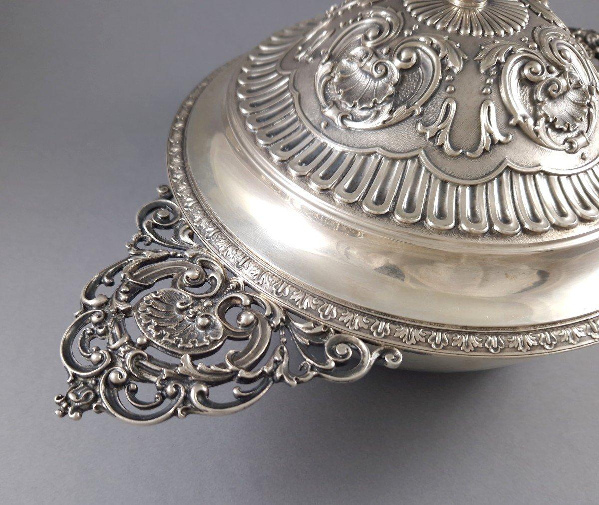 Buccellati - Plato hondo de plata de ley con malaquita en venta 1