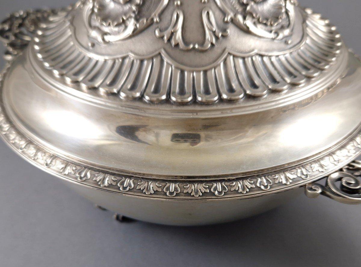Buccellati - Plato hondo de plata de ley con malaquita en venta 2