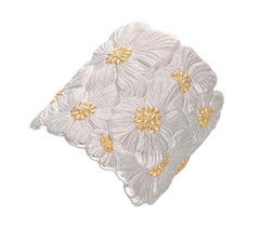 Buccellati Bracelet manchette Gardenia extra large en argent sterling