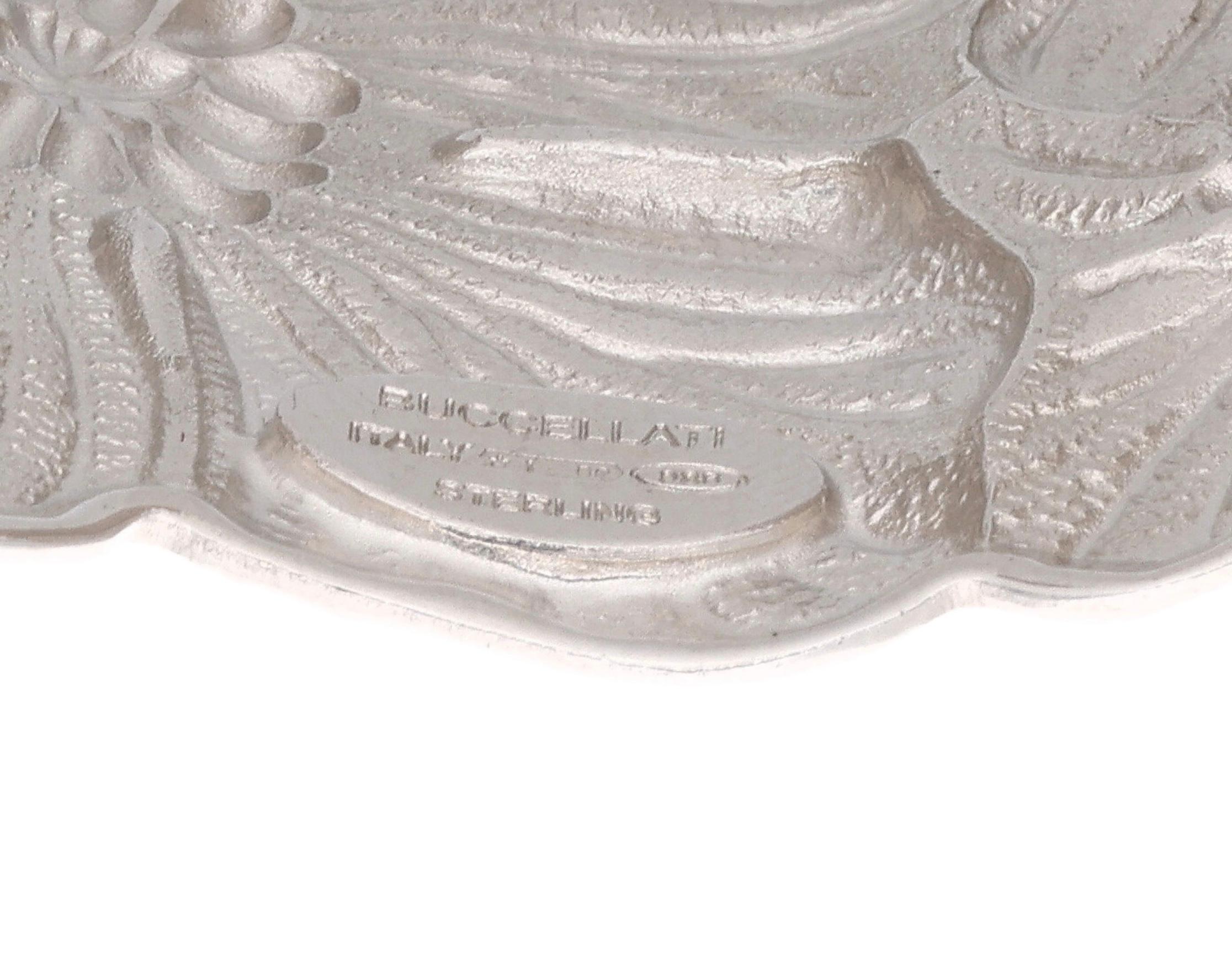 Buccellati Bracelet manchette Gardenia extra large en argent sterling Pour femmes en vente