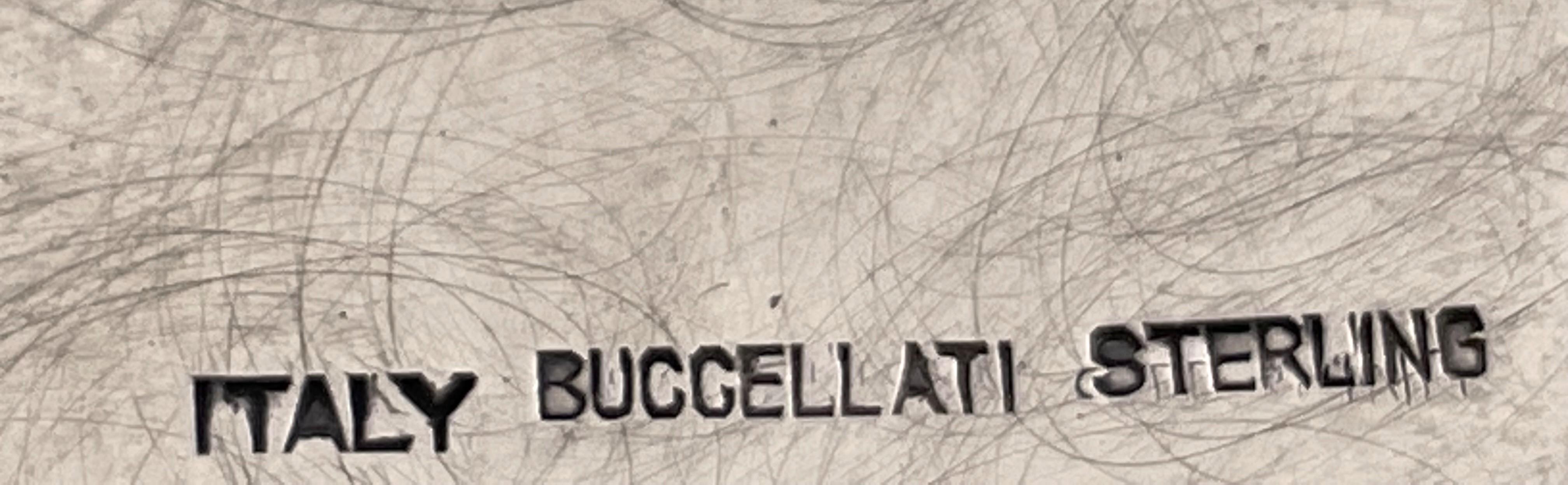 Buccellati, 4-teiliges Tee- und Kaffee-Set aus handgehämmertem Sterlingsilber mit Teekanne im Angebot 8