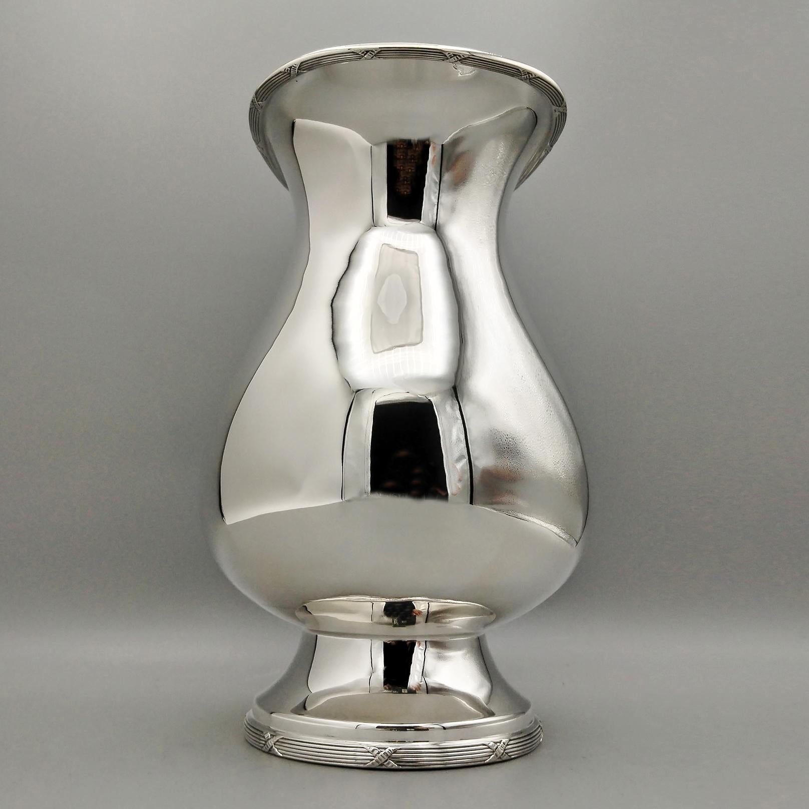 Buccellati Sterling Silver Jug  Louis XVI Style For Sale 1
