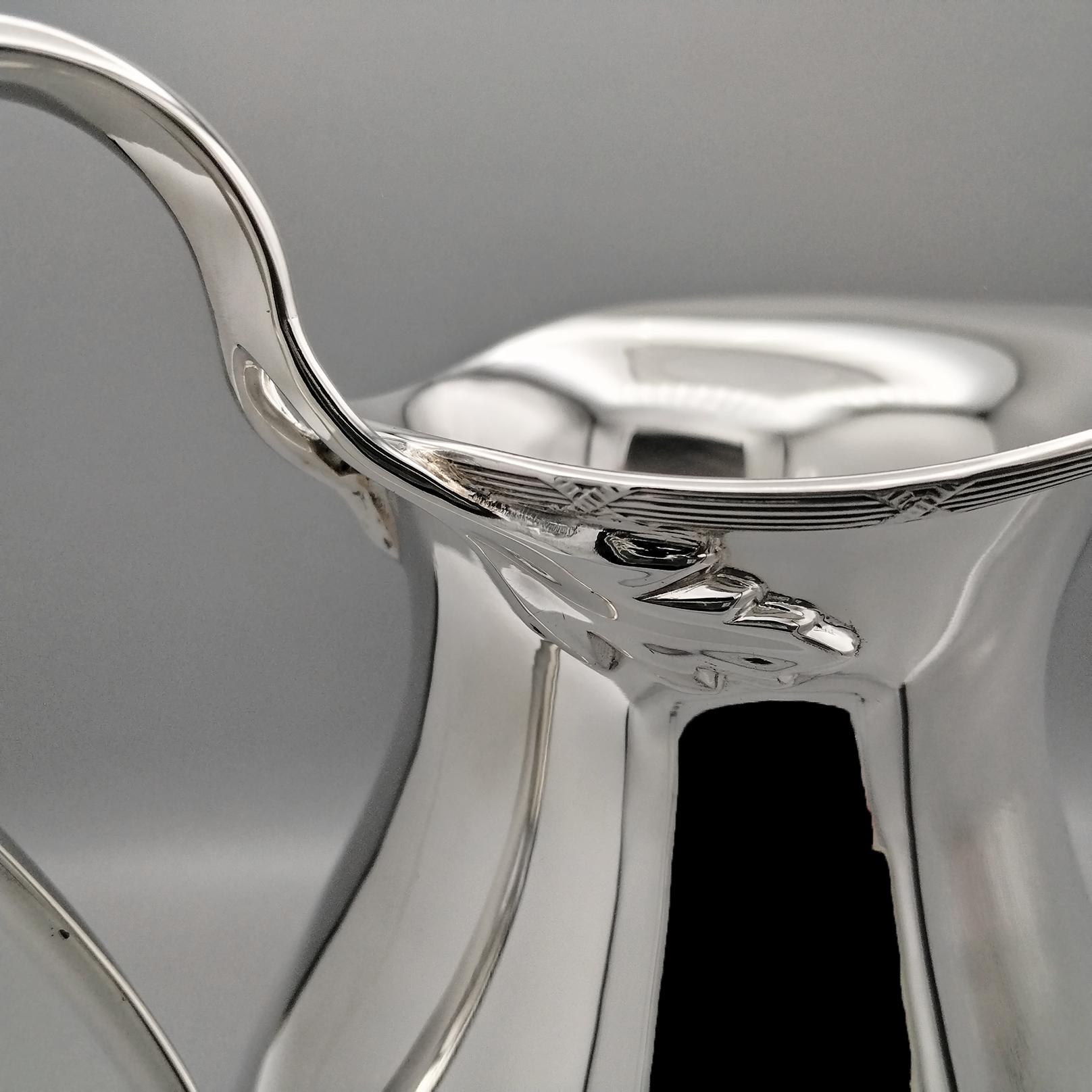 Buccellati Sterling Silver Jug  Louis XVI Style For Sale 2