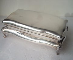 Buccellati Sterling Silver Large Jewelry Box, Stamped