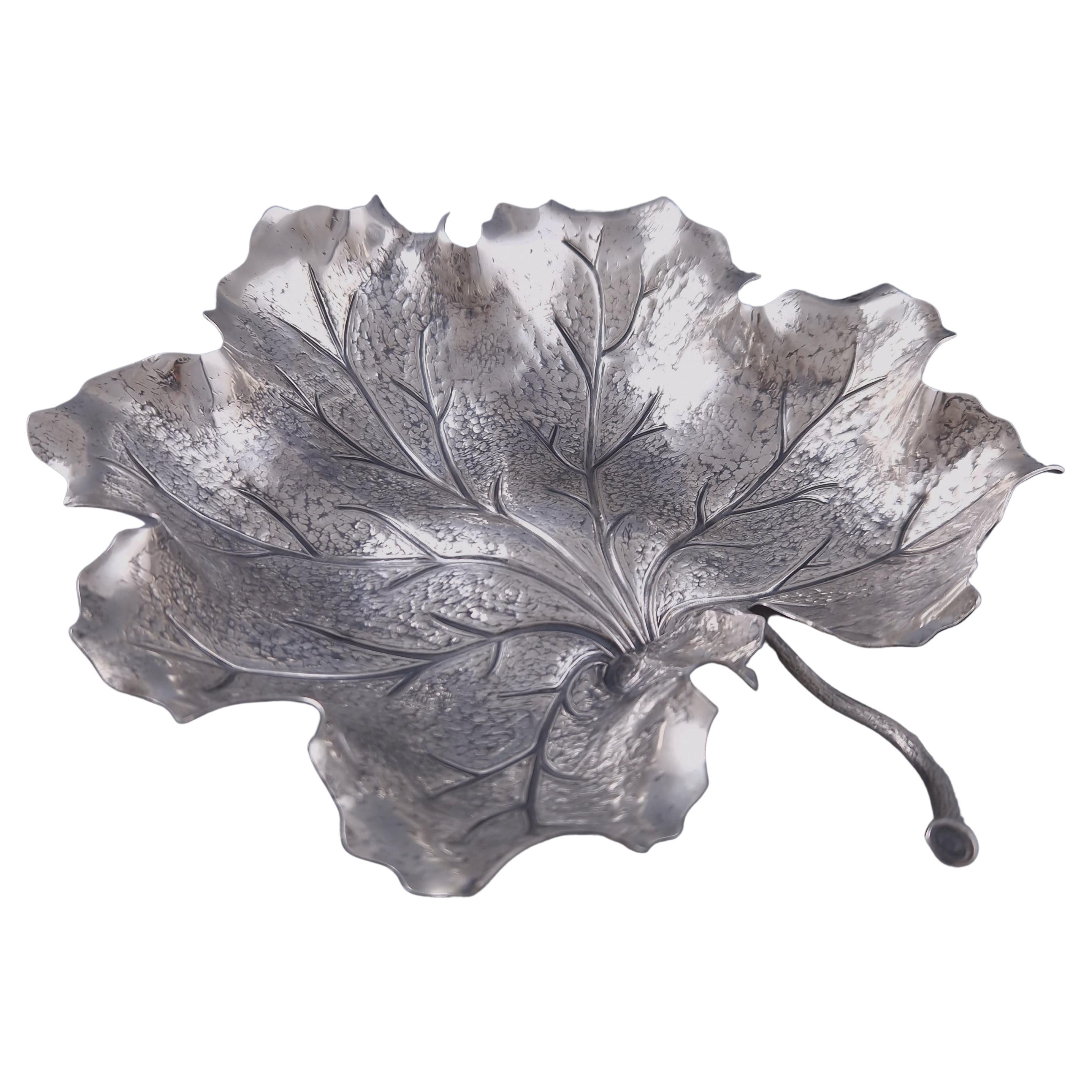 Buccellati, Sterling Silver Leaf Dishes / Vide-Poche