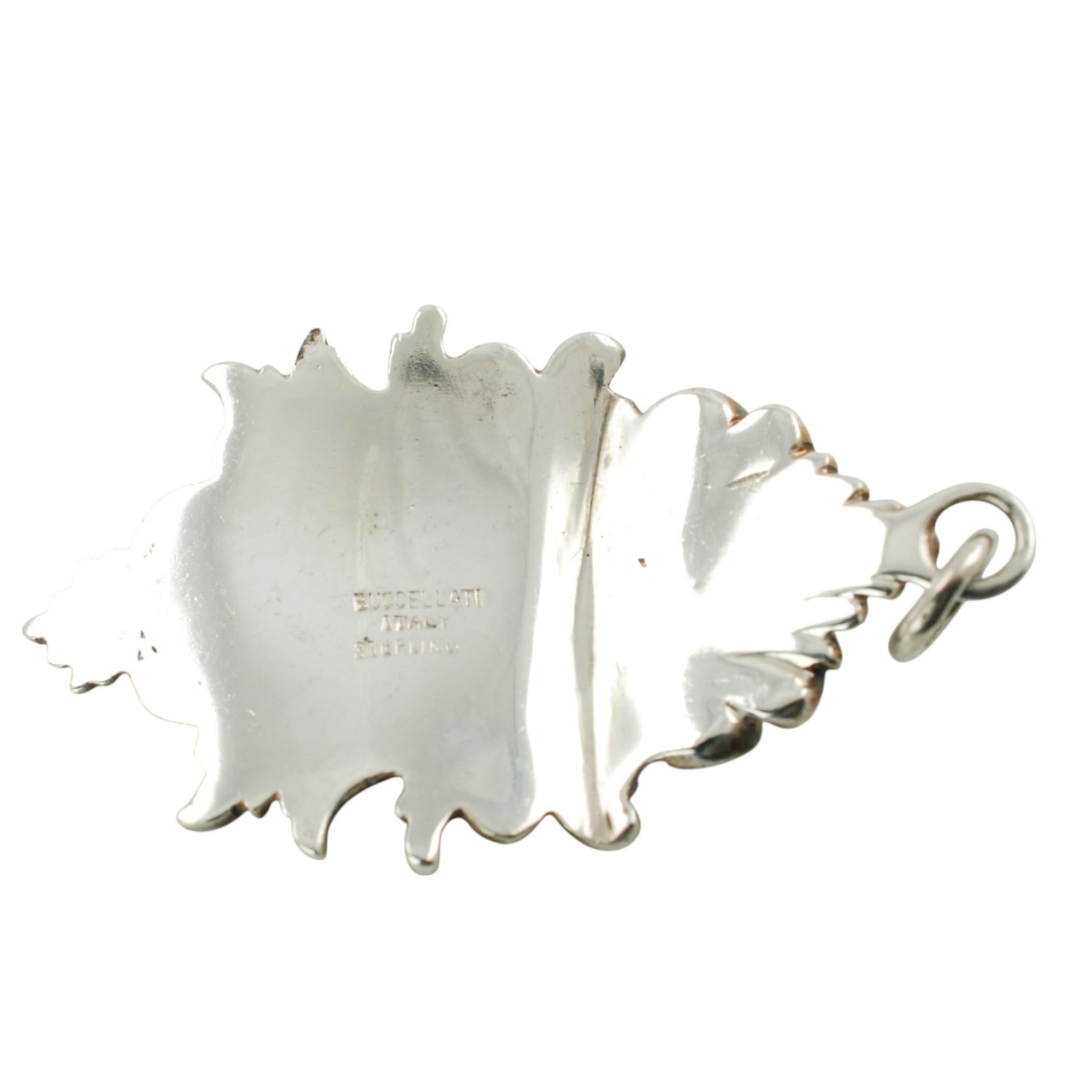 Argent sterling Buccellati Pendentif Maschera Ligorica en argent sterling en vente