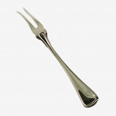 Buccellati Sterling Silver 'Milano' Two-Tine Carving Fork