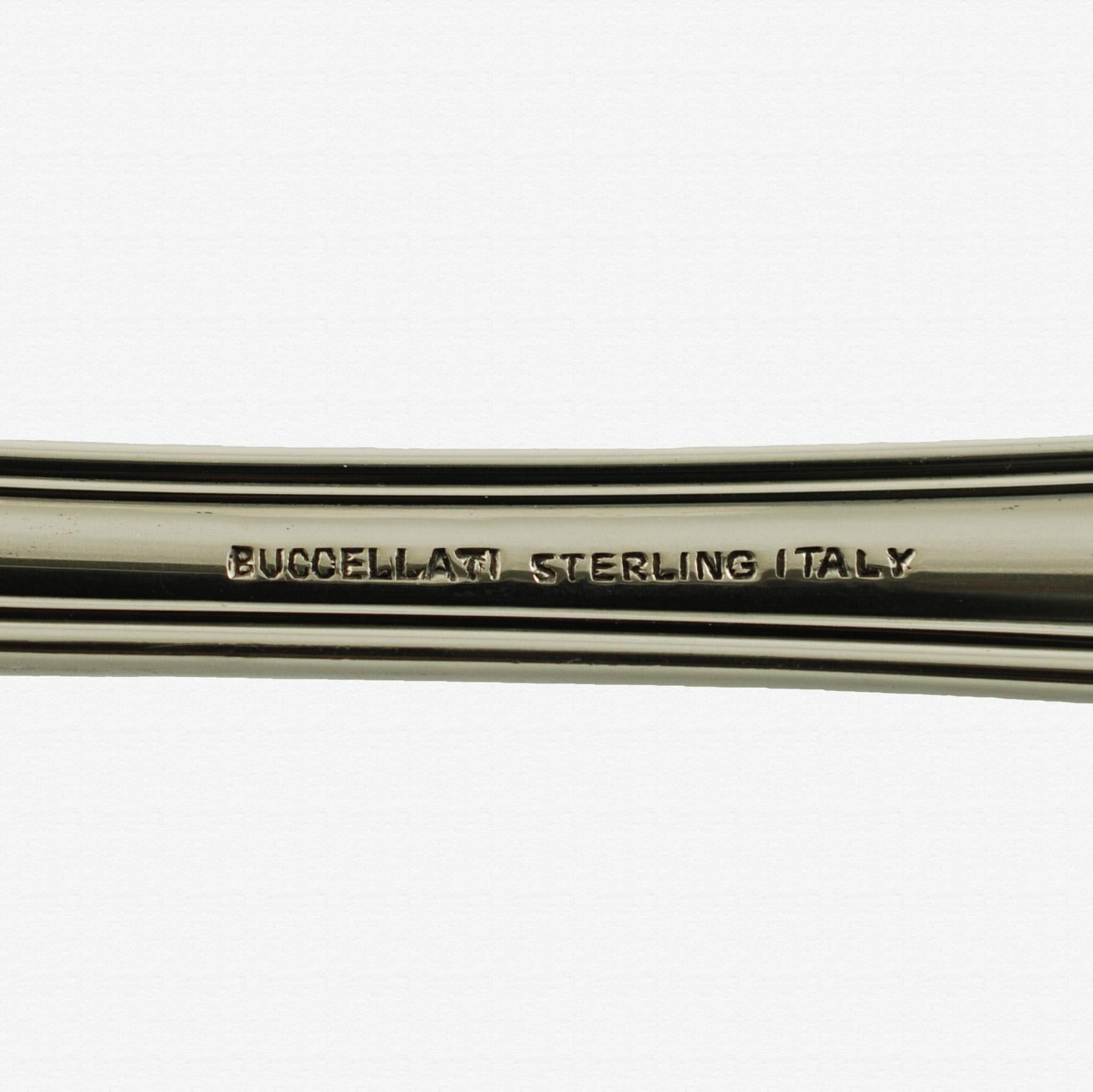 Fourchette à découper à deux dents « Milan » en argent sterling de Buccellati Bon état - En vente à Cincinnati, OH