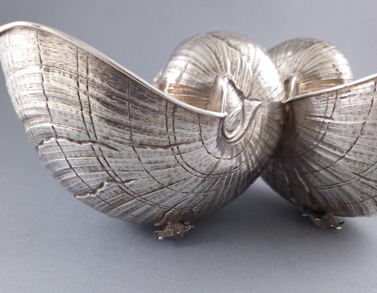 Buccellati - Sterling Silver Nautilus Centerpiece shell 2
