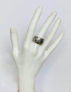 Buccellati Sterling Silver Oak Leaf Ring sz 7
