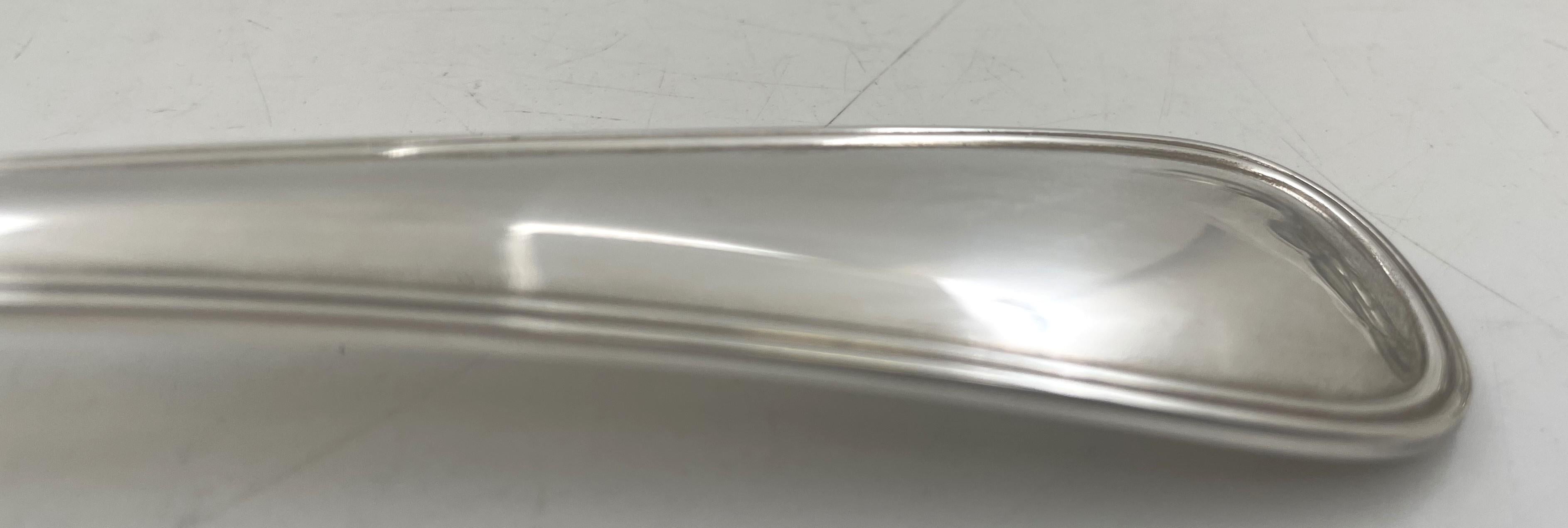 Service à salade italien ancien de 2 pièces en argent sterling Buccellati dans son pochette d'origine en vente 2
