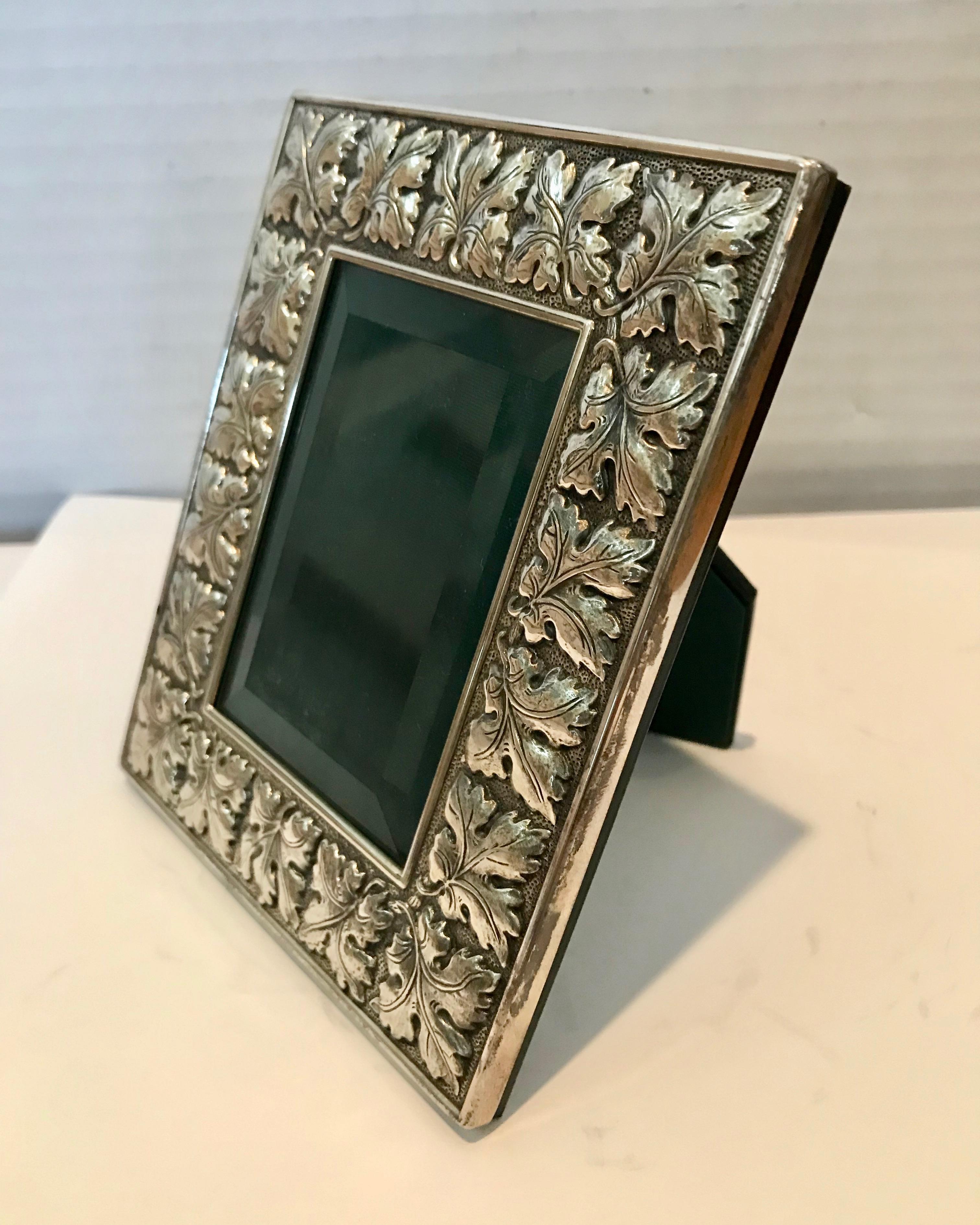 Buccellati Sterling Silver Picture Frame In Excellent Condition In West Palm Beach, FL