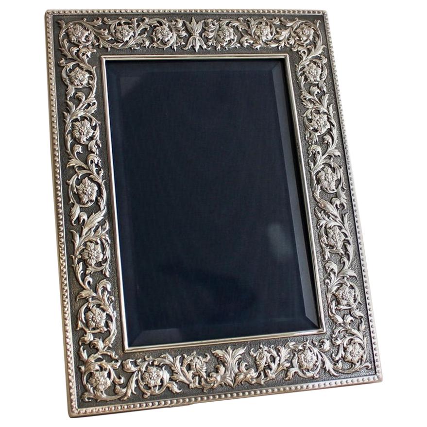 Buccellati Sterling Silver Picture Frame ''Medicea'' For Sale