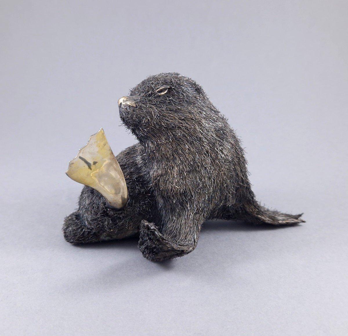 Buccellati - Sterling Silver Sea Lion For Sale 5