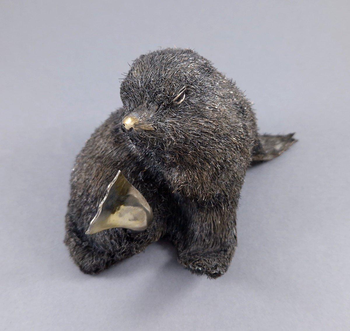 Buccellati - Sterling Silver Sea Lion For Sale 1