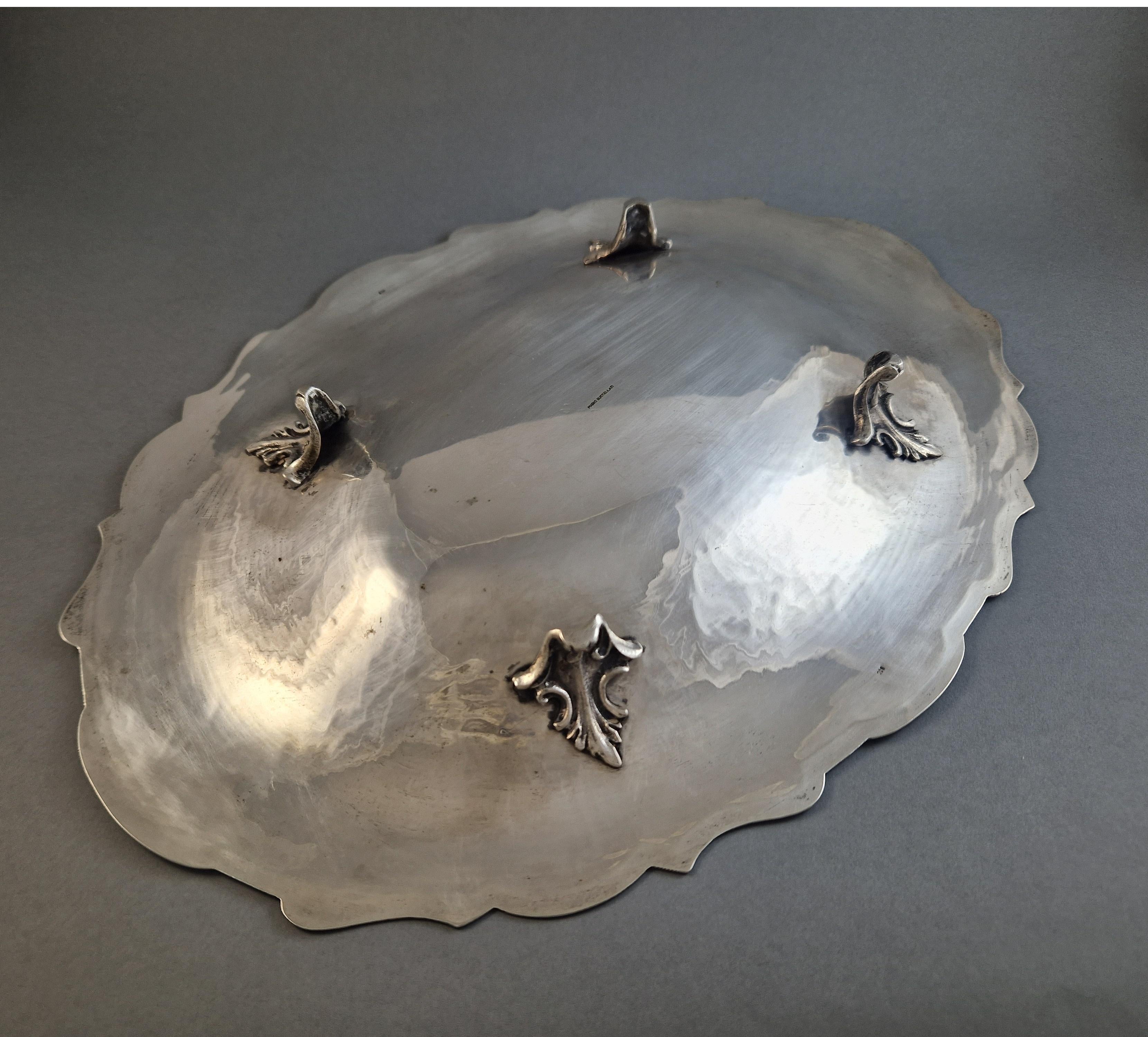 Buccellati - Sterling Silver tray For Sale 6