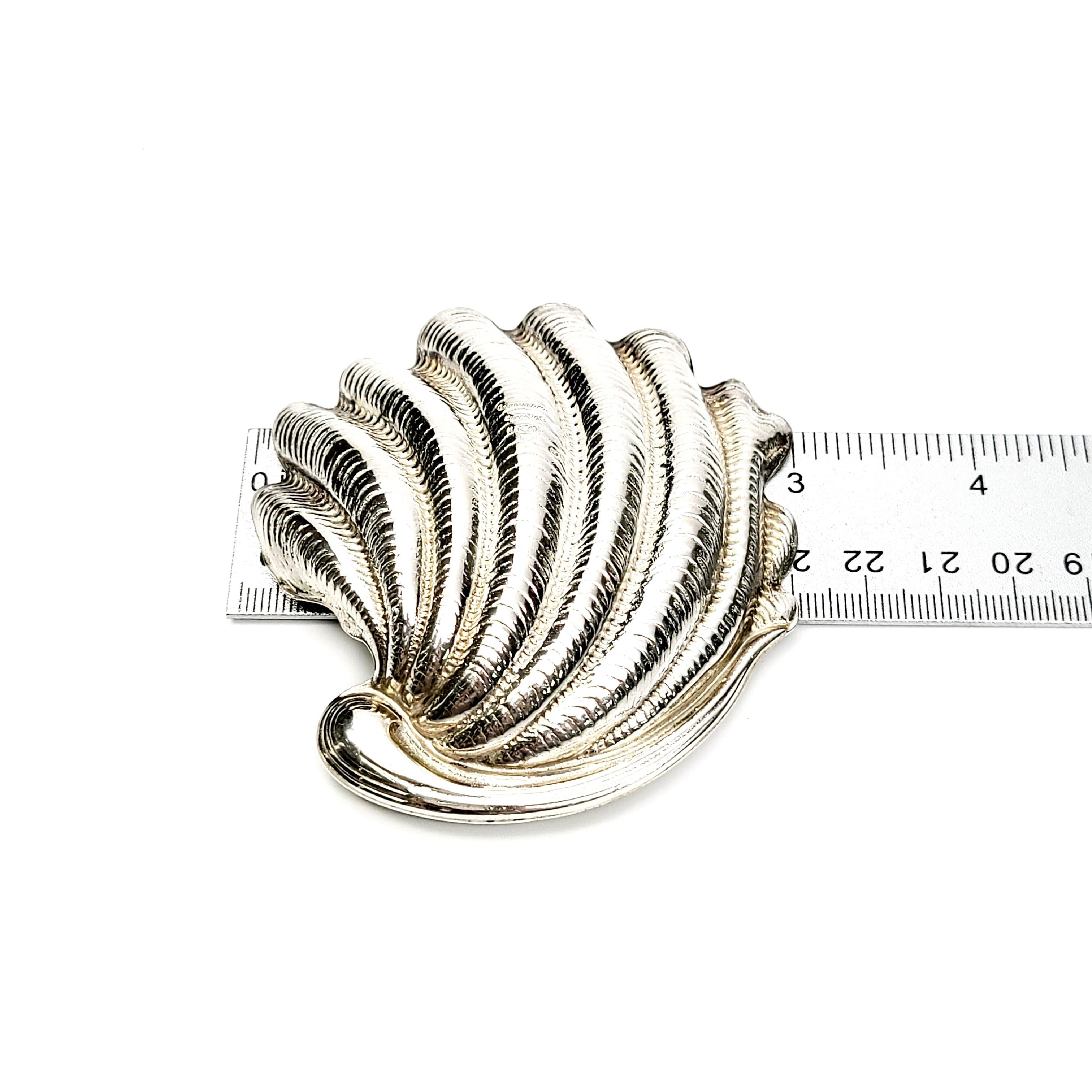 Buccellati Sterling Silver Tridacna Small Shell Dish 1