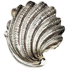 Buccellati Sterling Silver Tridacna Small Shell Dish