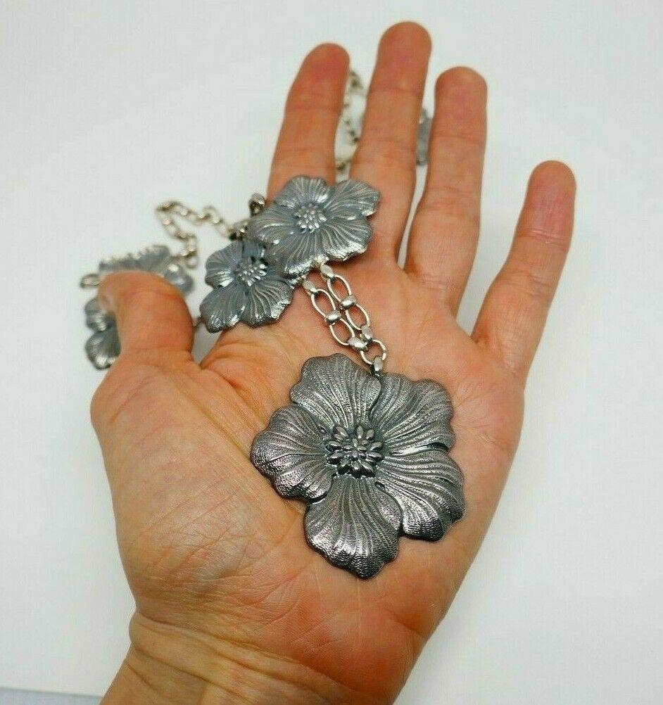 Women's Buccellati Sterling Silver Vintage Flower Necklace