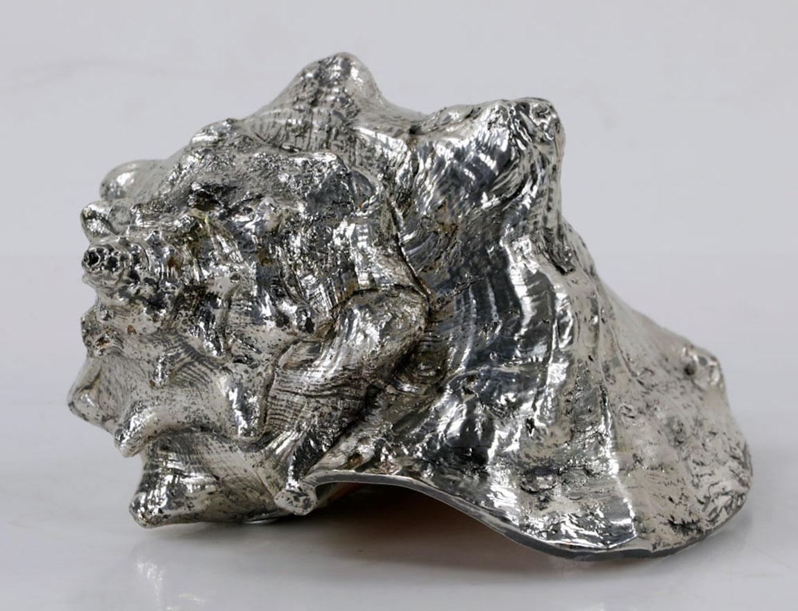 Buccellati Style Italian Silver Overlay Sea Shells In Good Condition In Essex, MA