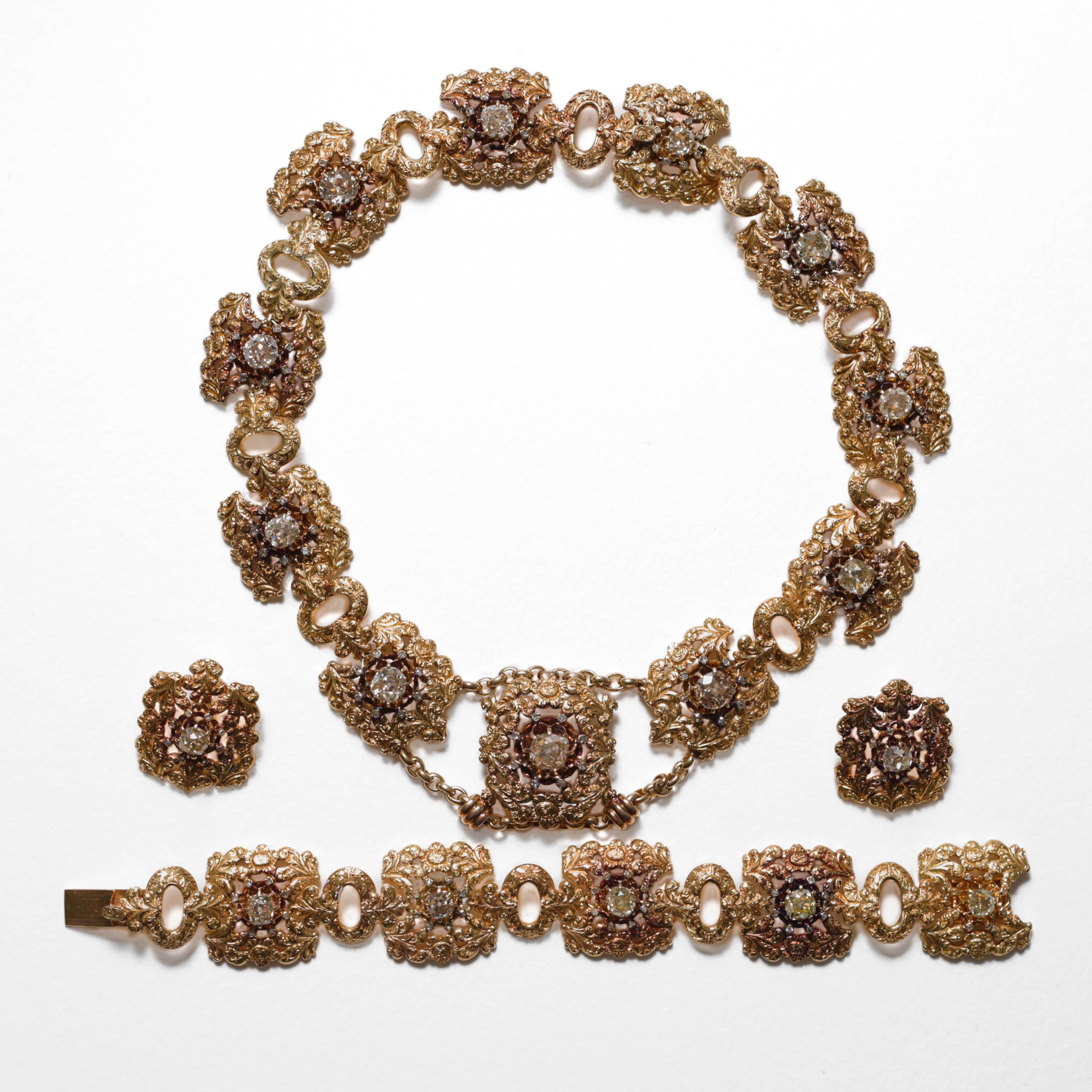 Free your inner maximalist with this extraordinary one-of-a-kind suit of jewels created by Mario Buccellati's own hands.

Complete parures created by the iconic Italian master goldsmith Mario Buccellati himself are so rare, I have never seen another
